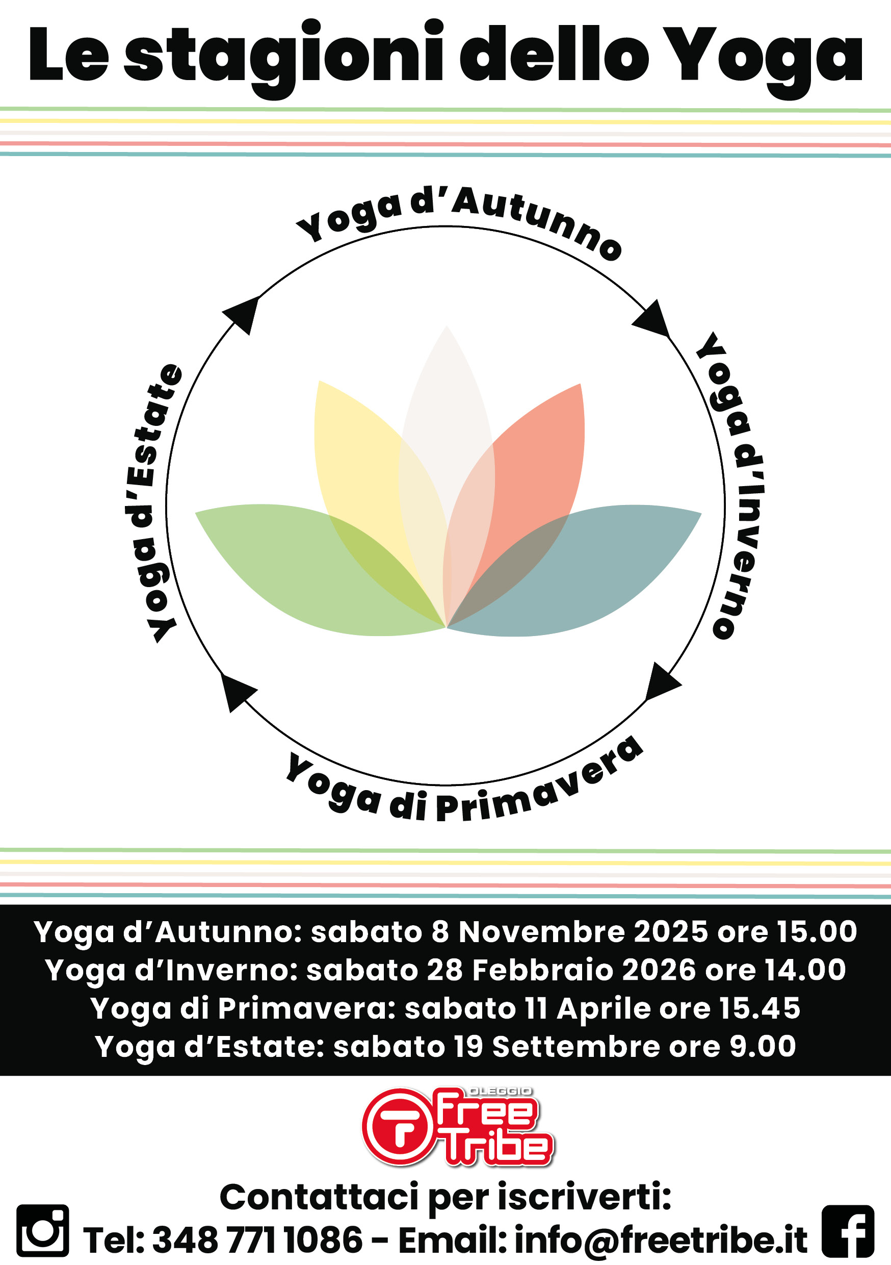 Le stagioni dello yoga-yoga all'aperto nel verde